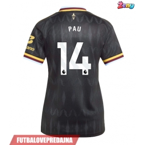 Lacne Ženy Futbalové dres Aston Villa Pau Torres #14 2026-27 Krátky Rukáv - Preč